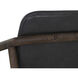 Cinelli Distressed Brown / Brentwood Charcoal Leather Lounge Chair